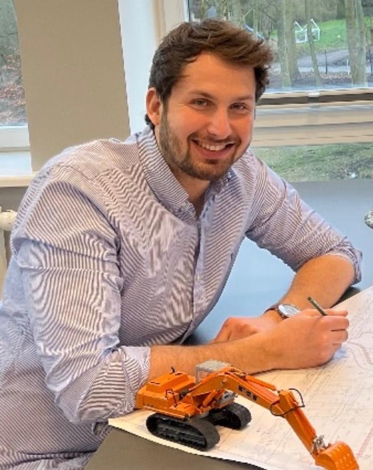Malte Wernecke, Mitarbeiter von Tiefbau Wernecke